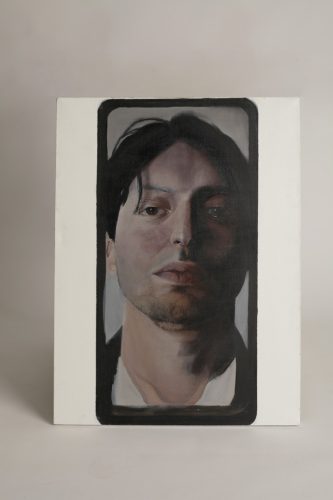 Léon Chotard peinture peintre autoportrait portrait figuratif figuration painting painter figurativ