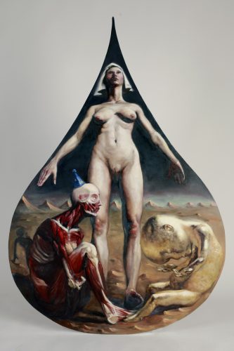 Léon Chotard peinture peintre goutte figuratif figuration painting painter figurativ